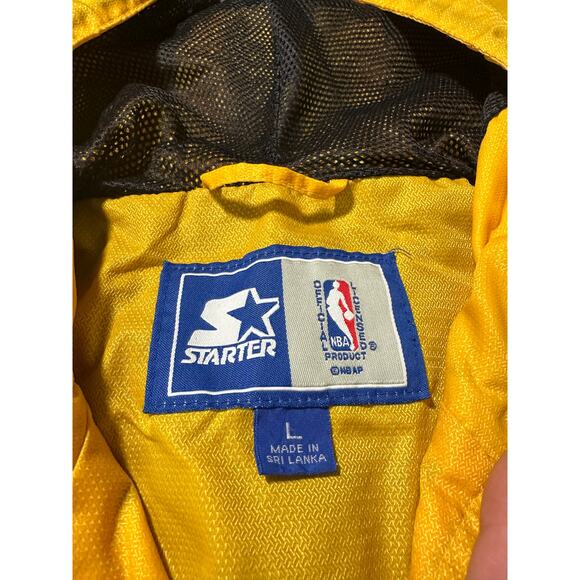 Vintage Seattle Sonics Anorak Starter Jacket Hooded Pullover Supersonics Large - Picture 3 of 14